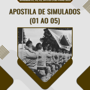 Apostila de Simulados (01 ao 05) - CFSD QP-PM de MG - 2025