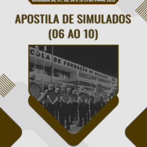 Apostila de Simulados (06 ao 10) - CFSD QP-PM de MG - 2025