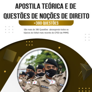 Apostila Teórica e de Questões de Noções de Direito CFSD PMMG 2025