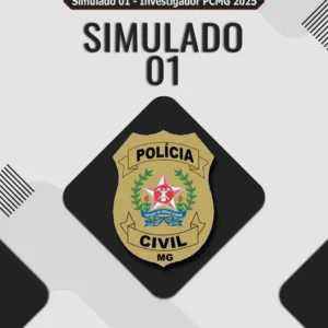 Simulado 01 - Investigador de Polícia - PCMG 2025